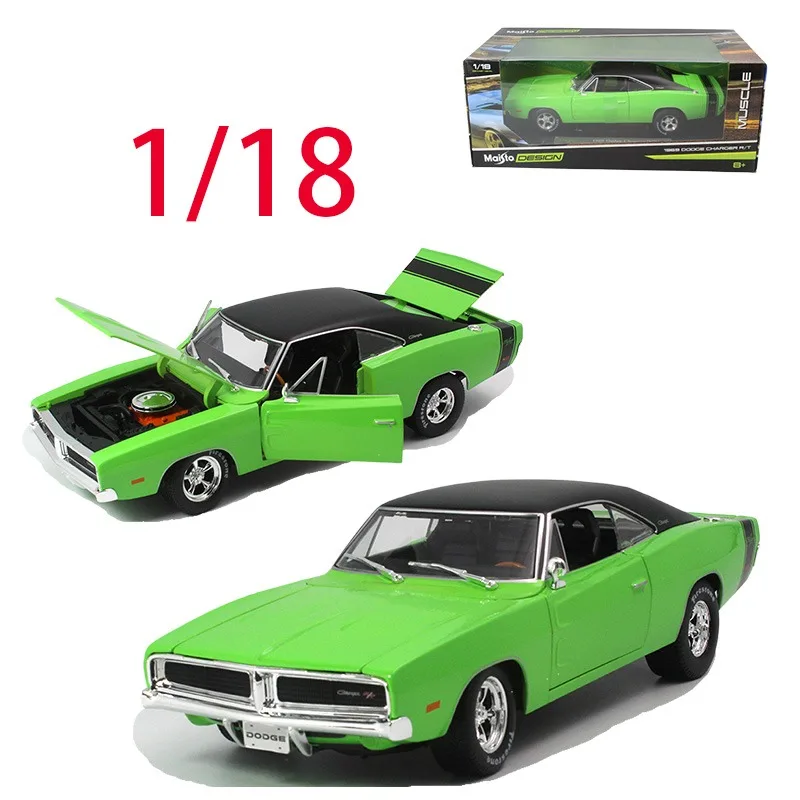 

Maisto литой под давлением масштаб 1:18 Dodge Challenger R/T 1969, модель автомобиля из сплава, игрушки для мальчиков, коллекция подарков, дисплей