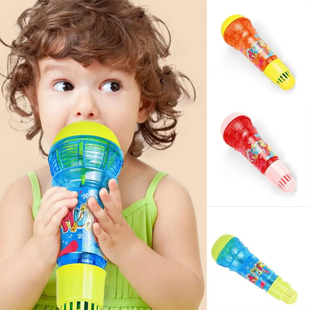 Plastic Kids Echo Microphone Large Size Multicolor Music Instrument Toys Physical Echo Wireless Singing Song Toy Educational Toy