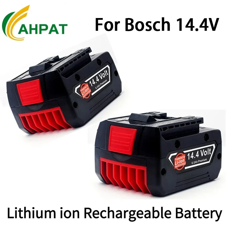 تبديل البطارية aste pour Bosch، outil électrique، 9000mAh، 14.4V، 9,0 Ah، 14.4V، GBA، GSR، GSB، BAT618، BAT609