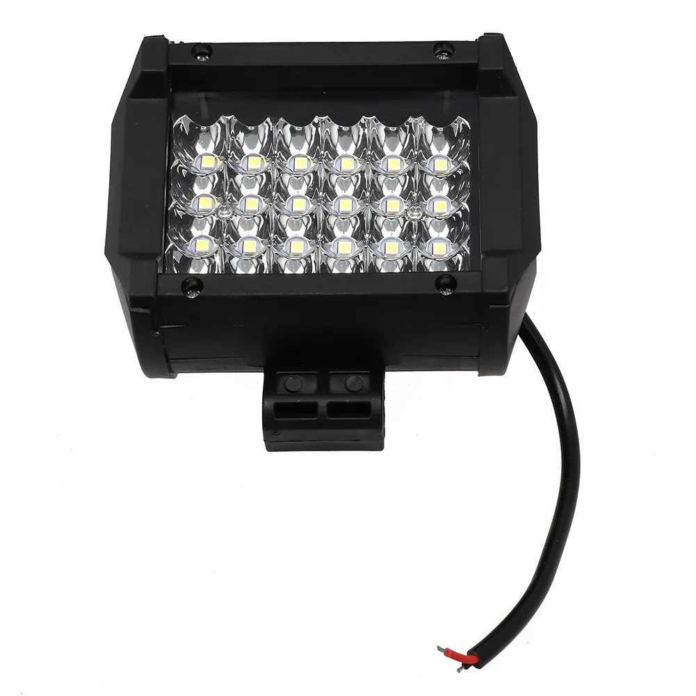 72W 4 Inch LED Light Bar DC 9V to 30V for Off Road Driving Truck Boat ATV UTV Tractor Forklift and Heavy Machinery Use