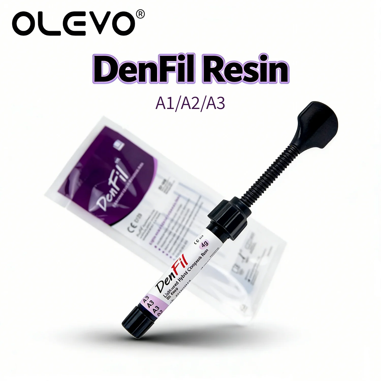 

Dental Resin Dental Composite Resin Light Curing Resin 4g A1/A2/A3 Dental Resin Composite Light for Oral Filling Repair Tools