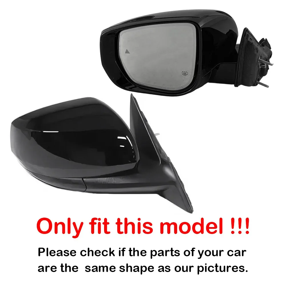 For Jeep Grand Cherokee L 2021-2026 1x Left Right Side Heated Blind Spot Rearview Mirror Glass Lens Car Auto Accessories Replace