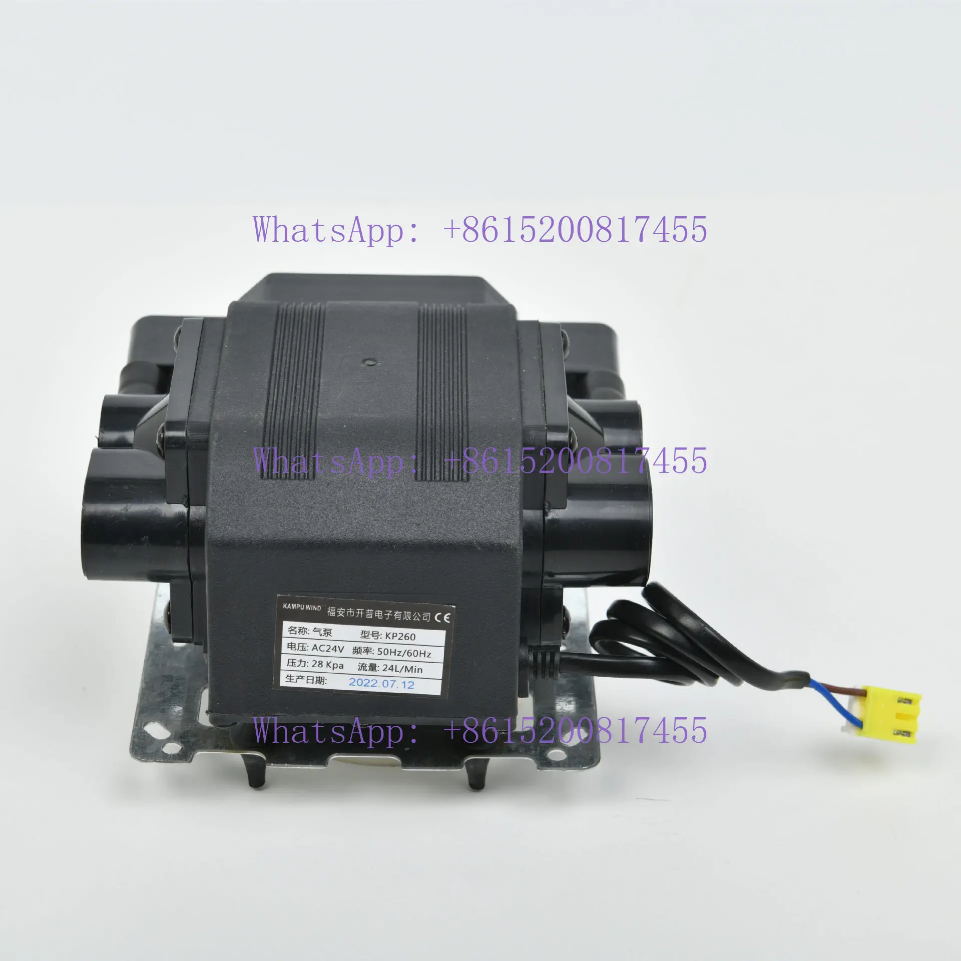 

Пластиковый воздушный насос KP260S-24V/220V для массажного стола, аквариума, с функцией оксигенации