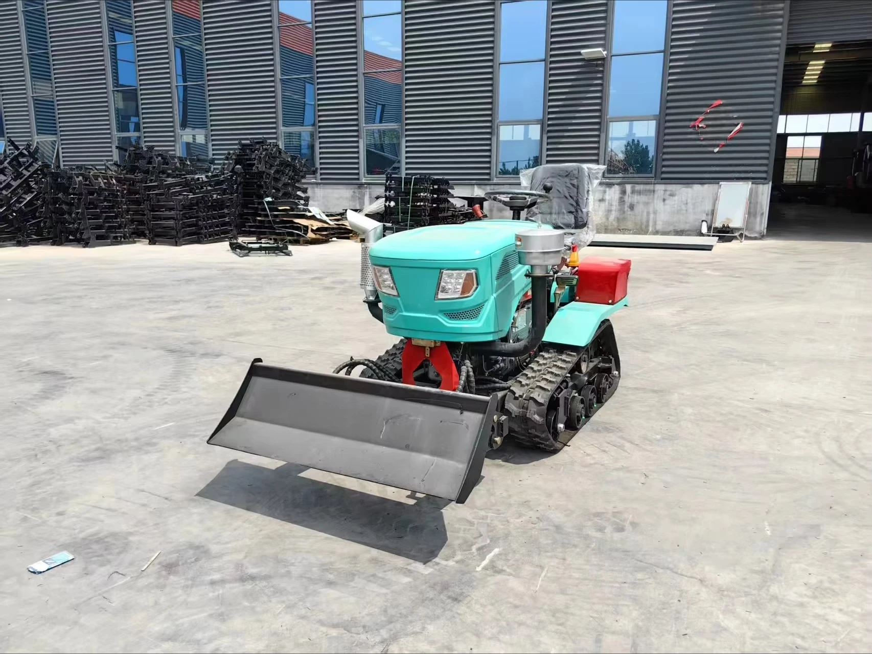 Factory CE 35HP Rotary Tiller Crawler Tractor Multifunctional Farm Garden Cultivator with Attachments for B2B Wholesale