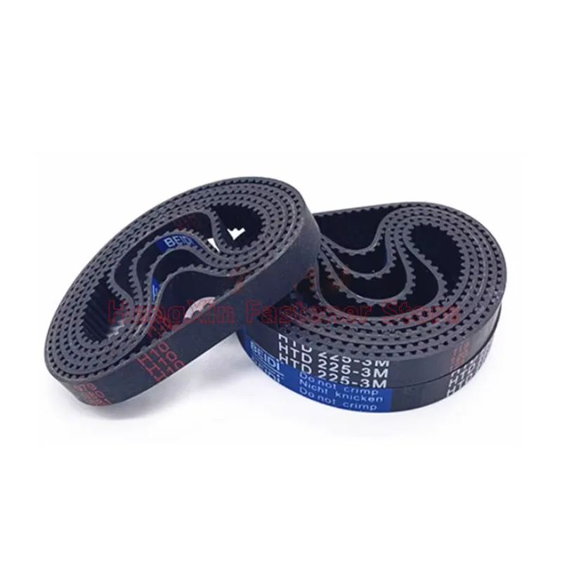 Belt Perimeter 1401mm To 5100mm HTD3M Timing Belt Rubber Closed Loop Synchronous Belt Width 6 10 15 20 25 30 Pitch 3mm Arc Tooth