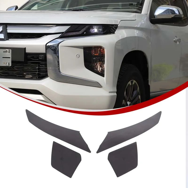 

For Mitsubishi L200/Mitsubishi Triton 2019-2023 Car Headlight Film Decorative Stickers PVC Automotive Headlight Film Accessories