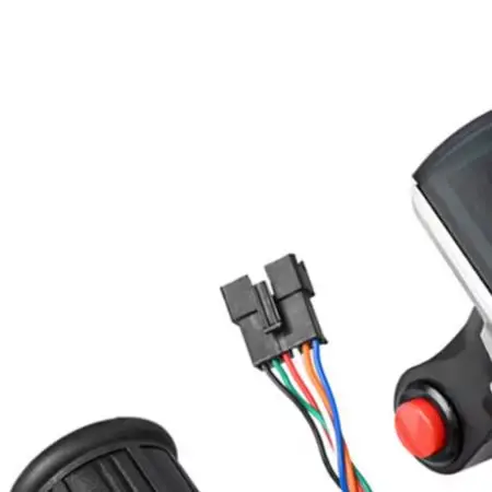 36V for ebike Throttle Grip Handlebar with LED Display Real time Voltage Value for Scooter Tricycle Easy Operation