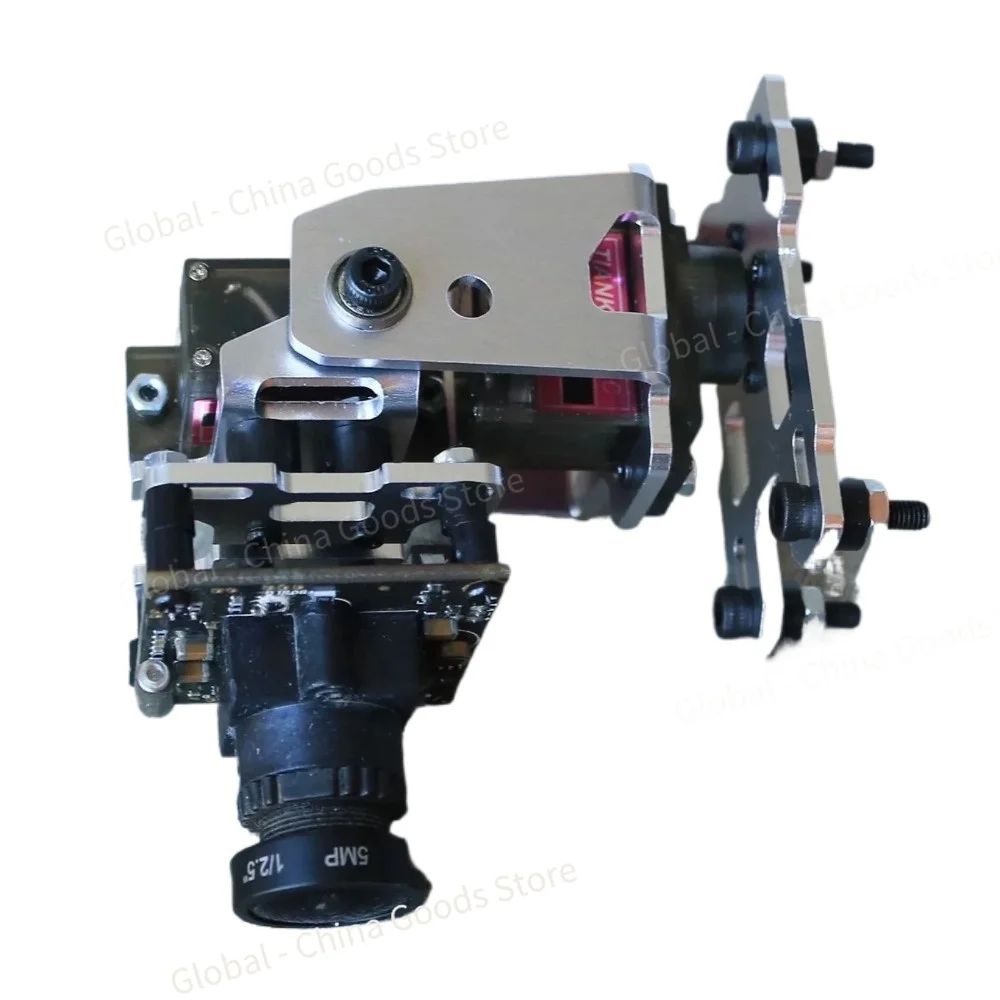 2 Axis Gimbal FPV Gimbal Drone Gimbal with Two Metal Gear Servos for Model Aeroplane Cameras