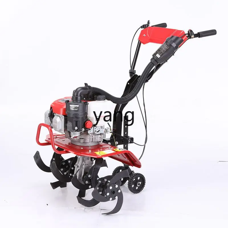 LMM  Agricultural Small Micro Tillage Machine for Soil Loosening, Rototiller, Weeding, and Trenching