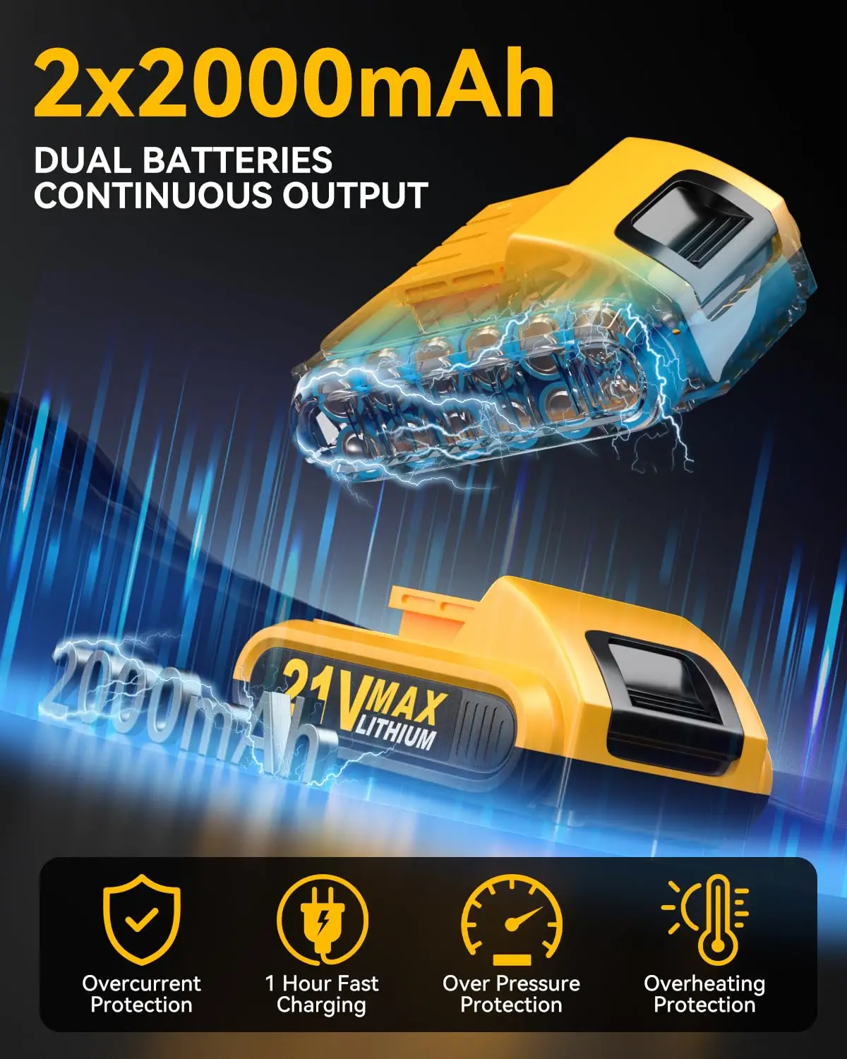 21V Mini Handheld Lithium Battery Cordless Drill Electric Screwdriver Set, 25Nm Power Hammer Drills Driver 25+1 Torque With LED