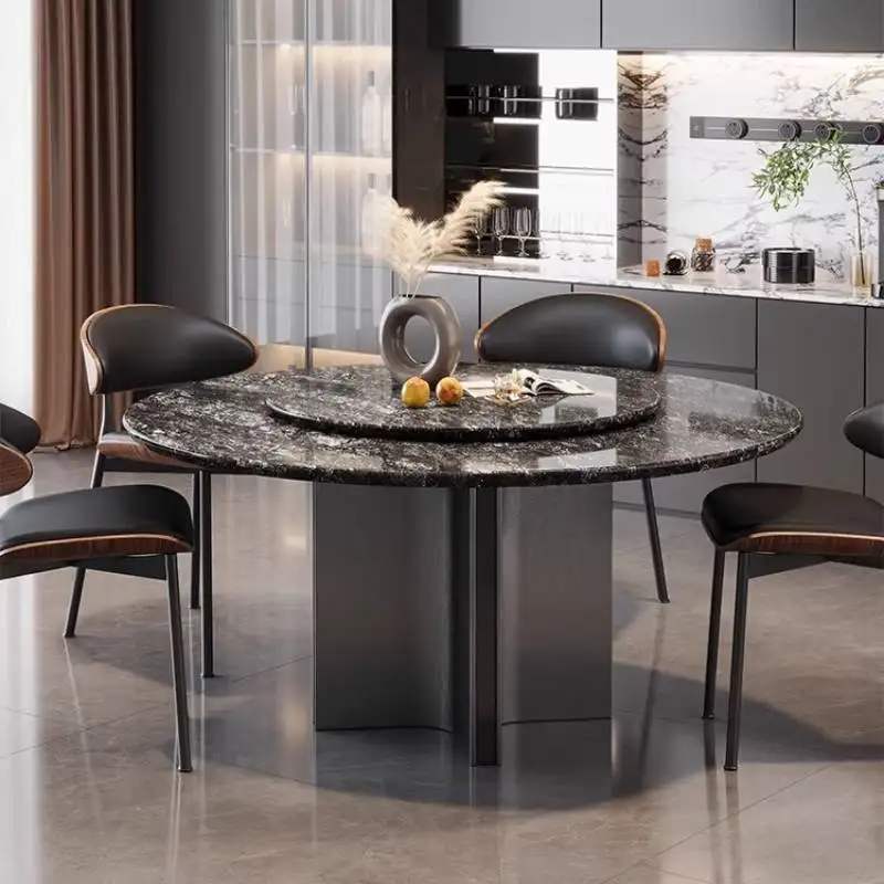 Kitchen Round Dining Table Decorations Design Island Console Restaurant Tables Dinette Lounges Muebles Para Hogar Furniture Home
