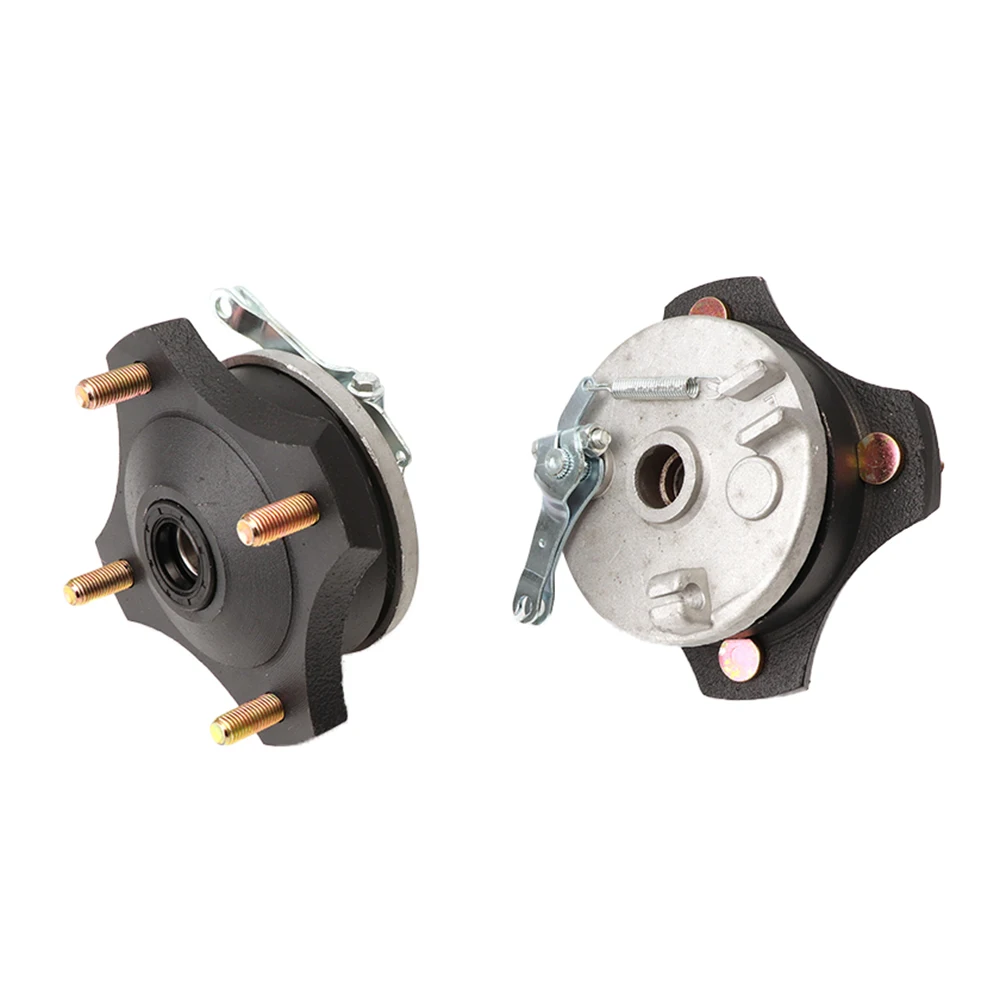 

110mm M10*4 Stud Left/Right Brake Drum Wheel Hub With Cover For 110cc 125cc 150cc Electric ATV Go Kart UTV Buggy Quad Bike Parts