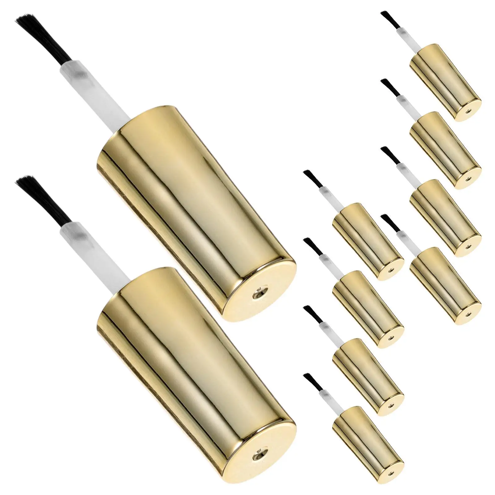 

10pcs Nail Polish Replacement Brush 10ml Reusable Durable Suitable for Homes Salons Beauty Shops Bottle for Nails
