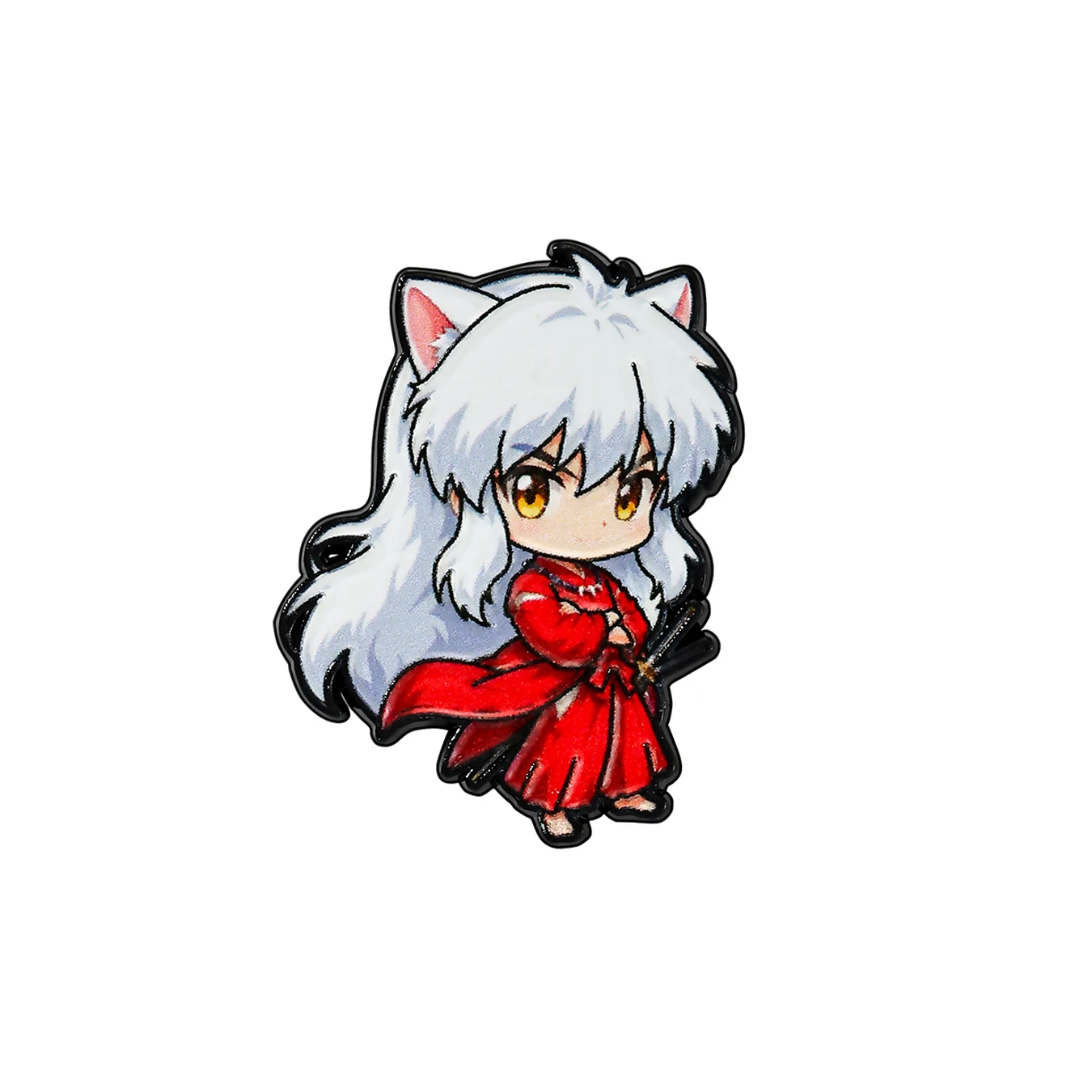 6pcs Character Brooch Pins Cute Q Version Anime Figure Enamel Cosplay Lapel Pins Jewelry
