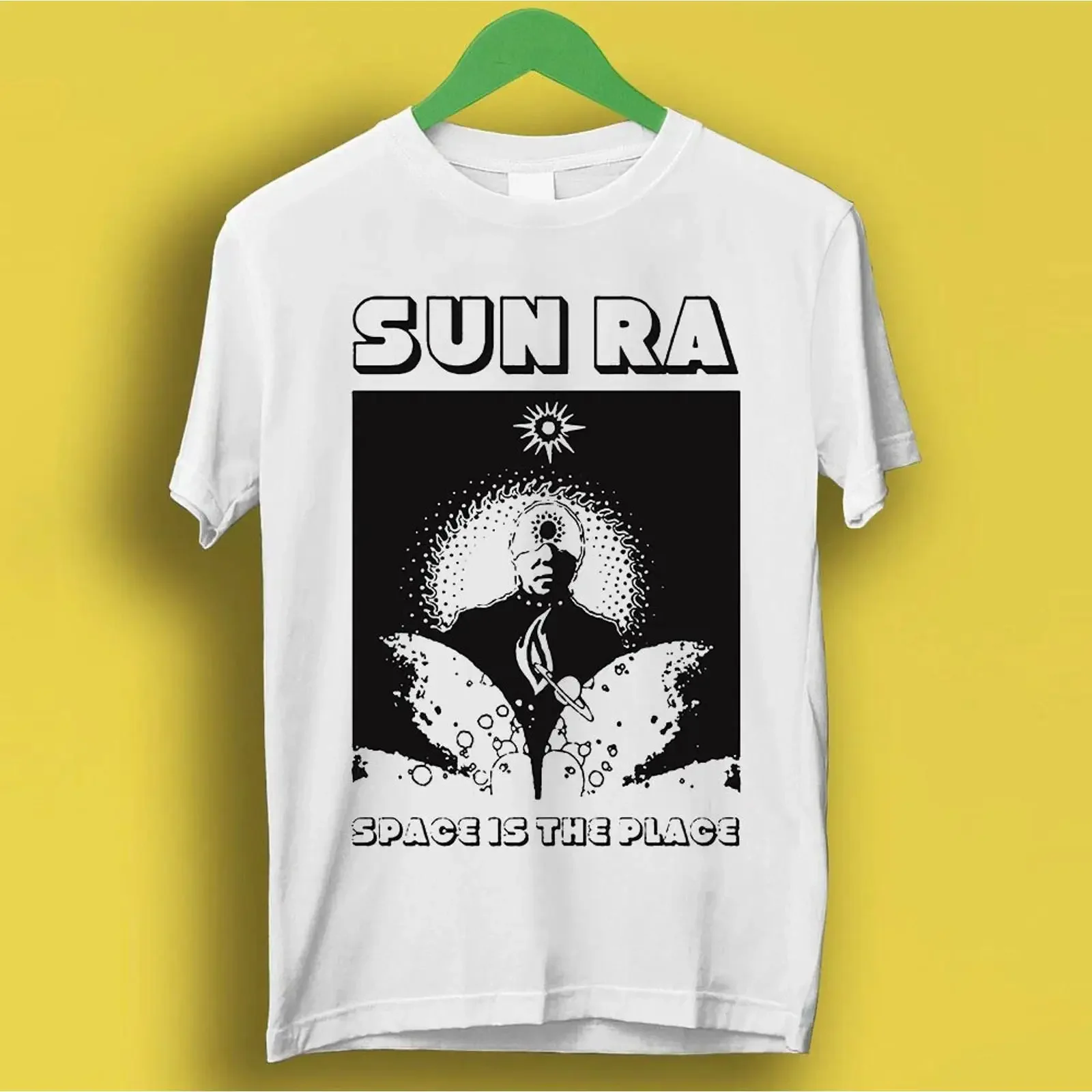Sun Ra Space Is The Place Jazz Free Funk Musik Retro Geschenk T Shirt P2209 vintage Washed Unisex Casual Soft