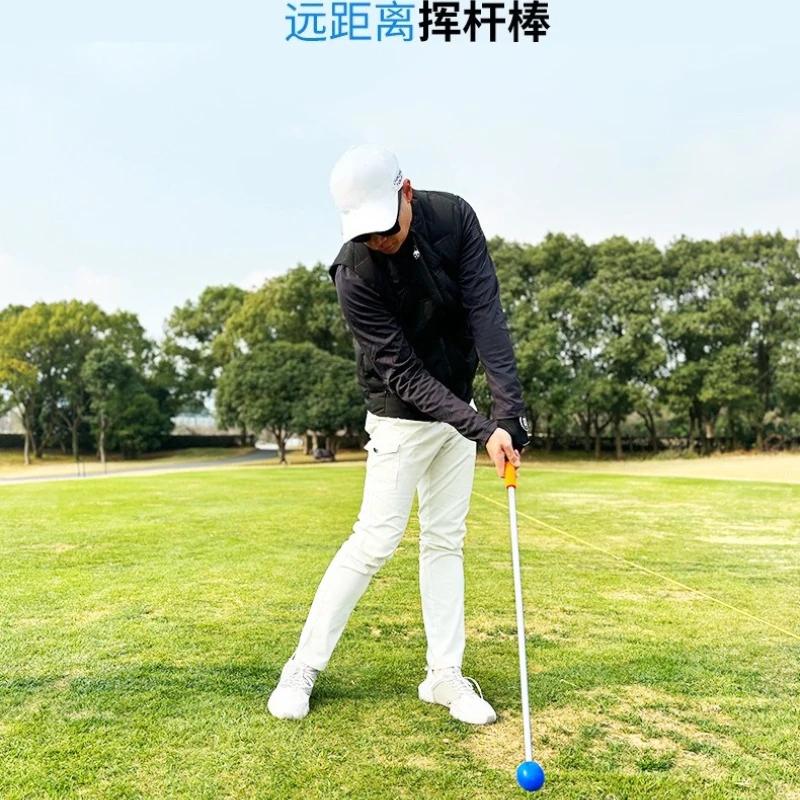 Práctico de palos de columpio de golf de larga distancia