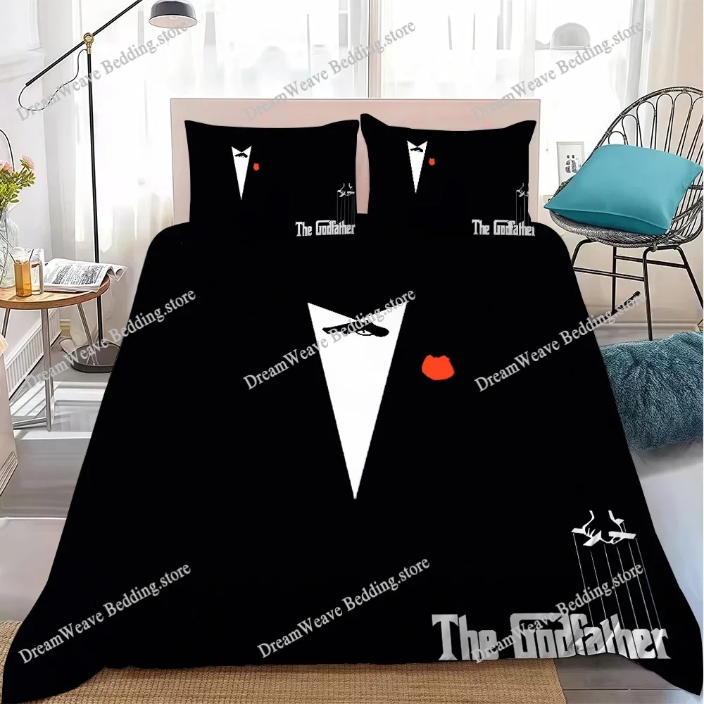 Classic Film The Godfather Duvet Cover Set Home Style Bedding Soft Laundry Cotton Bed Student Dormitory Gift