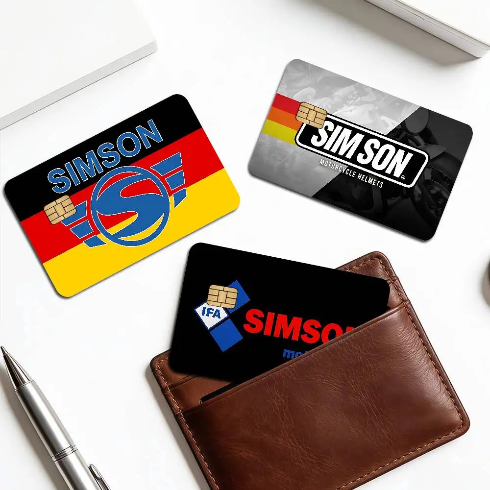 Simsons Credit Card Skin Stickers No Adhesive Residue Water Proof for VISA Credit Card Subway Access Card