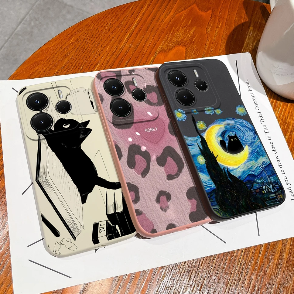 For Xiaomi Redmi Note 14 Pro Pro+ 4G 5G Phone Case Funny Astronaut Silicone Shockproof Back Cover For RedmiNote 14Pro+ Fundas