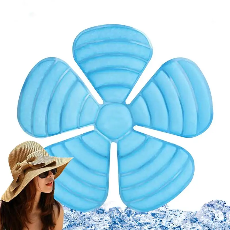 Cooling hard Hat Mat Summer Cooling Ice Mat Liner Multi-Functional Ice Cap Mat For Sports Outdoor Activities Fishing Riding