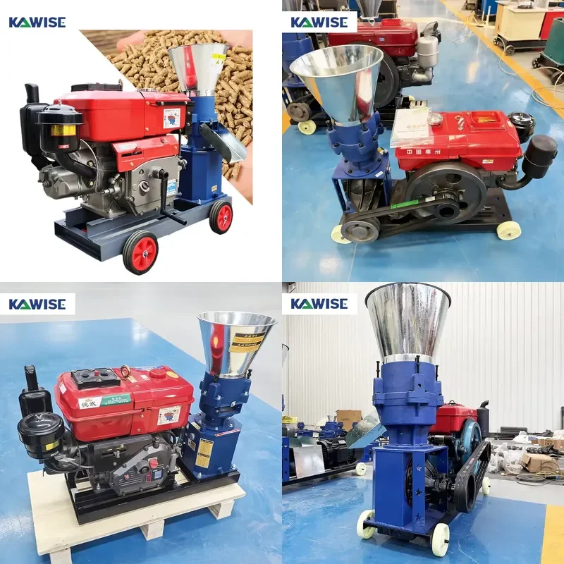 

Cattle Feed Pellet Machine for Large Farms with Water-Cooled Engine and Flat Die