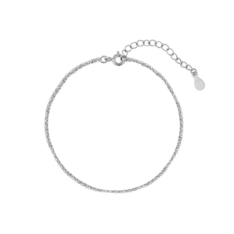 

New Arrival Fashion Designer Women Statement Ankle Bracelet Real 925 Sterling Silver Luxury Feeling Female Anklet