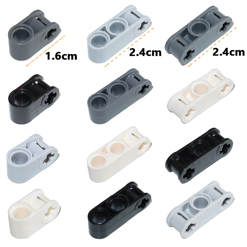 Technical Part MOC Axle and Pin Connector Perpendicular Building Blocks 6536 42003 32184 DIY Bricks Educational Toys