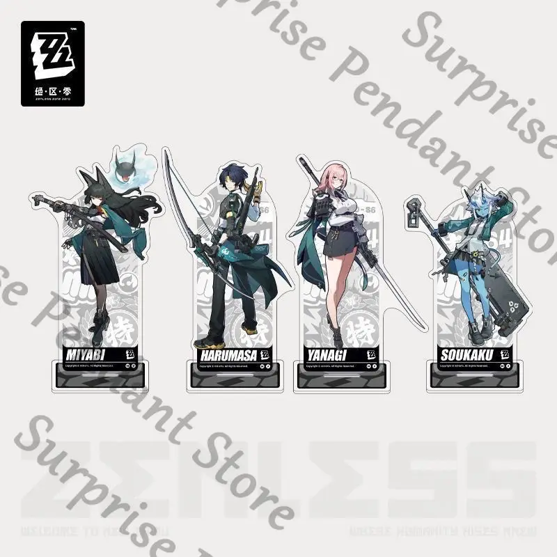 Zenless Zone Zero Standing Painting Series علامة أكريليك قائمة Asaba Harumasa زينة سطح المكتب عالية المظهر