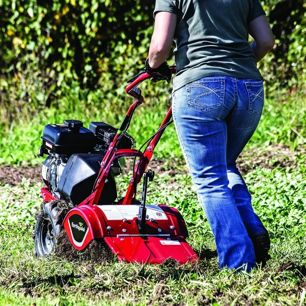 Leme traseiro poderoso 209cc motor viper de 4 ciclos, transmissão de engrenagem de bronze robusta, tonas controtativas, reverso instantâneo