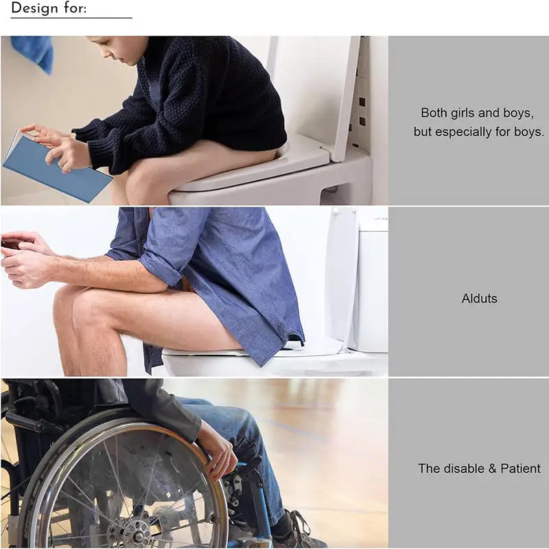 

Защитный дефлектор для унитаза при приучении к горшку, предотвращающий брызги мочи, для мальчиков и девочек, простая установка