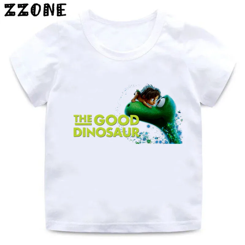Hot Sale The Good Dinosaur Arlo Spot Print Kids T-Shirts Funny Baby Girls Clothes Boys Summer Short Sleeve T shirt Children Tops