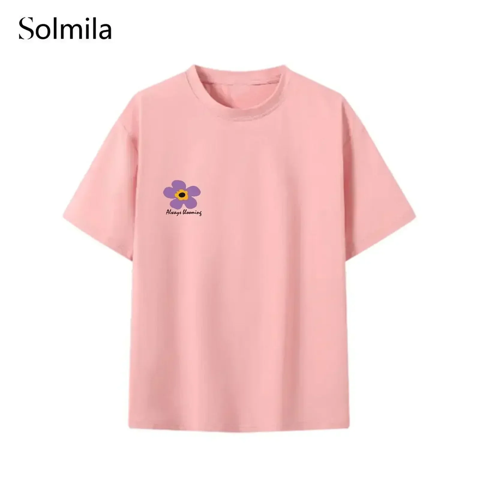 

Comfortable TShirt Korean TShirt Club Events Daily Use Spring Summer Autumn Beautiful Shape Korean Screen Pattern