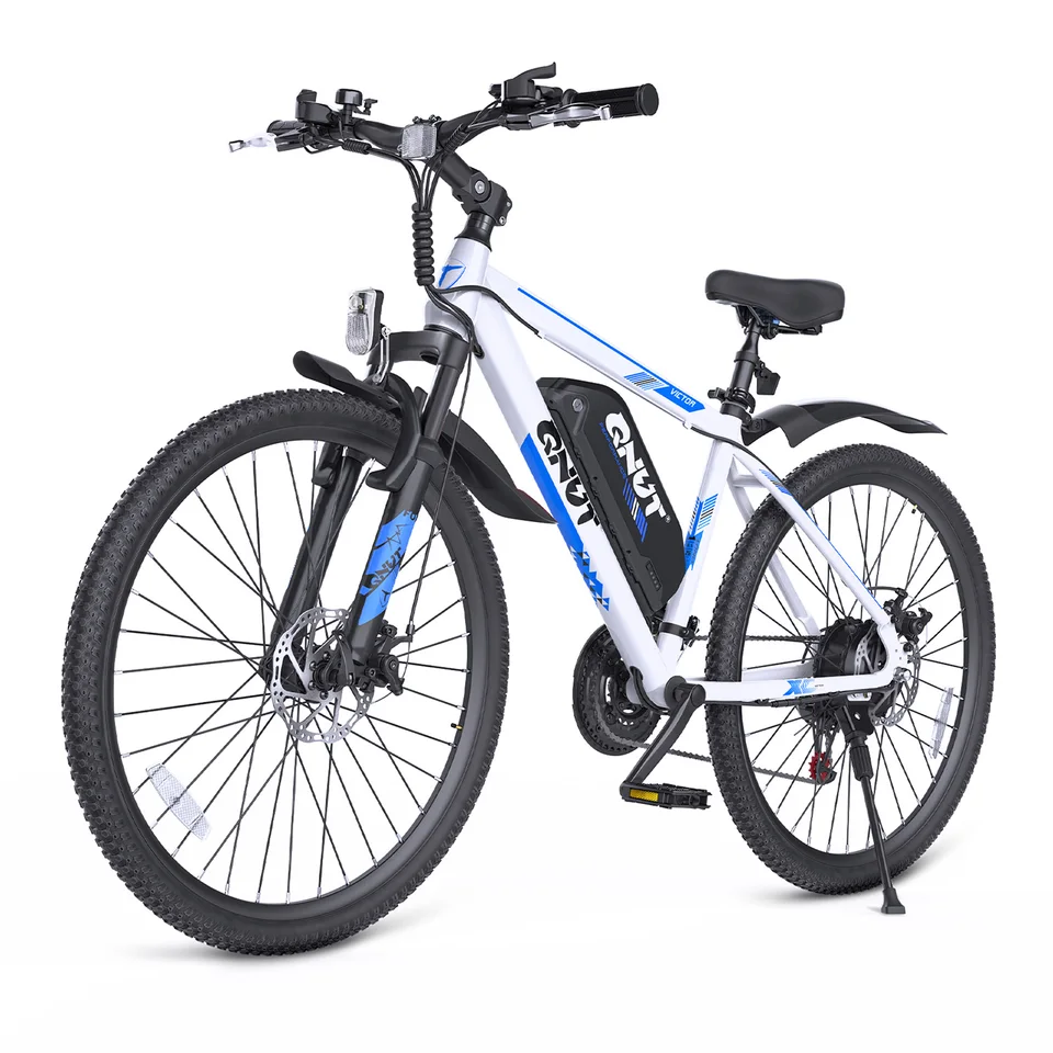 QNUT Victor Electric Bike Adults Electric Bicycle Peak 1000W 36V 7.8AH&10.4AH E Bike 26' Fat Tire Mountain Bike 20mph Electric Dirt Bike image 8