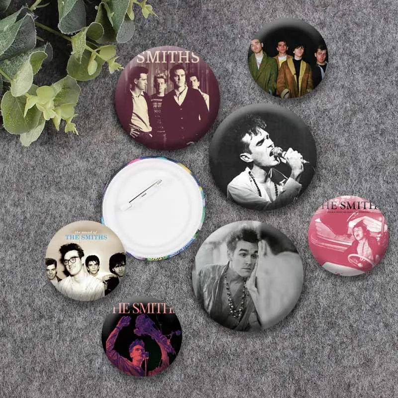 Rock Band The Smiths Brooch Music Album Queen Death Round Badge Fan Collection Jewelry Accessories Clothing Backpack Enamel Pins