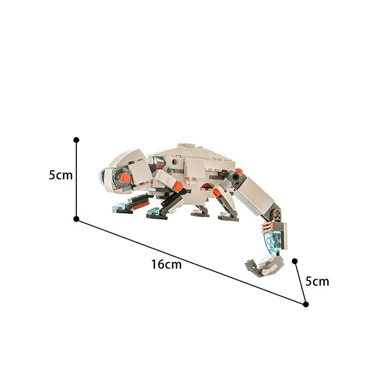 Mecha Frosch/Chamäleon/Kaninchen/Mantis MOC Bausteine Tier Salamander Modell Zusammengebautes Puzzle Spielzeug Ziegel Kinder Urlaub Geschenke