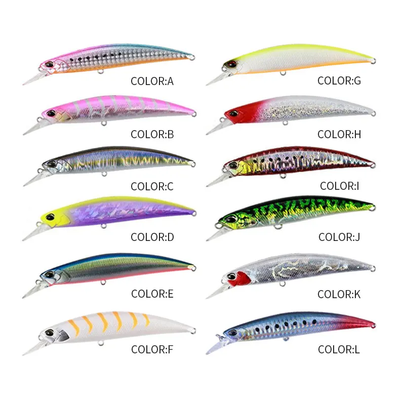 110S Long Casting Sinking Minnow Saltwater Fishing Lure 110mm 21g Large Trout Pike River Lake Hard Baits Jerkbait