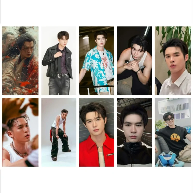 10 pc/set billybabe hd cartaz cartão adesivos tv tailandesa intercambiável o sinal drama fedoras foto ônibus refeição telefone notebook diy adesivo