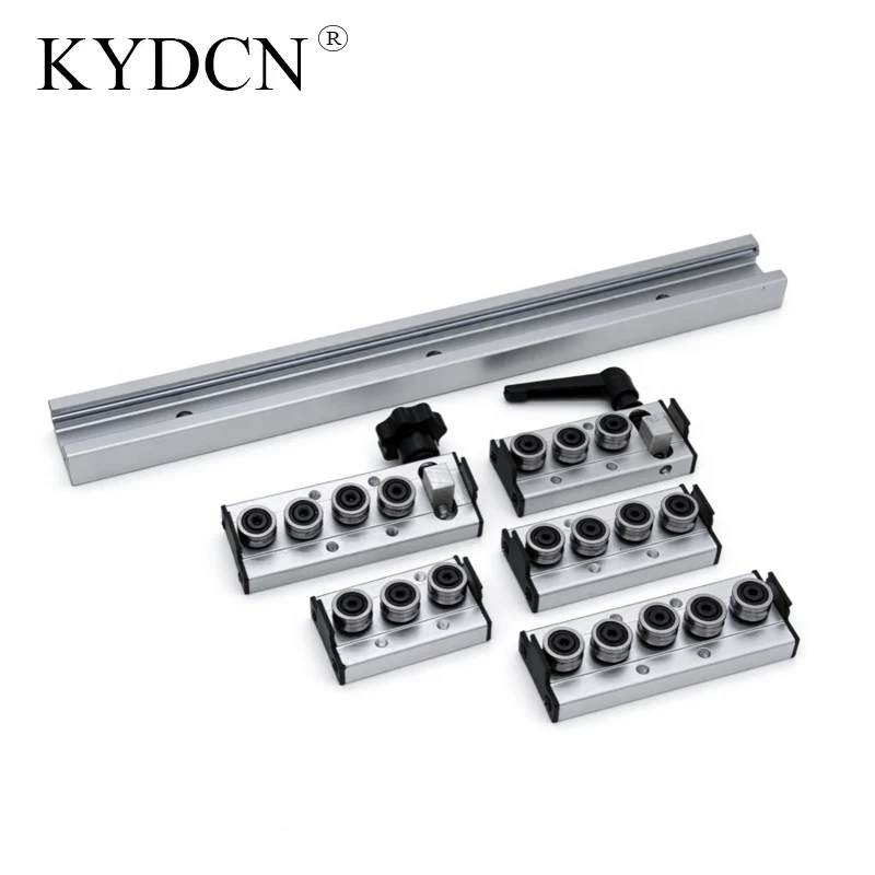 SGR Built-in Dual Axis Linear Guide Rail Kit 1pc Rail +1pc Locking Slider SGB Roller Slide for CNC Machine Parts 2