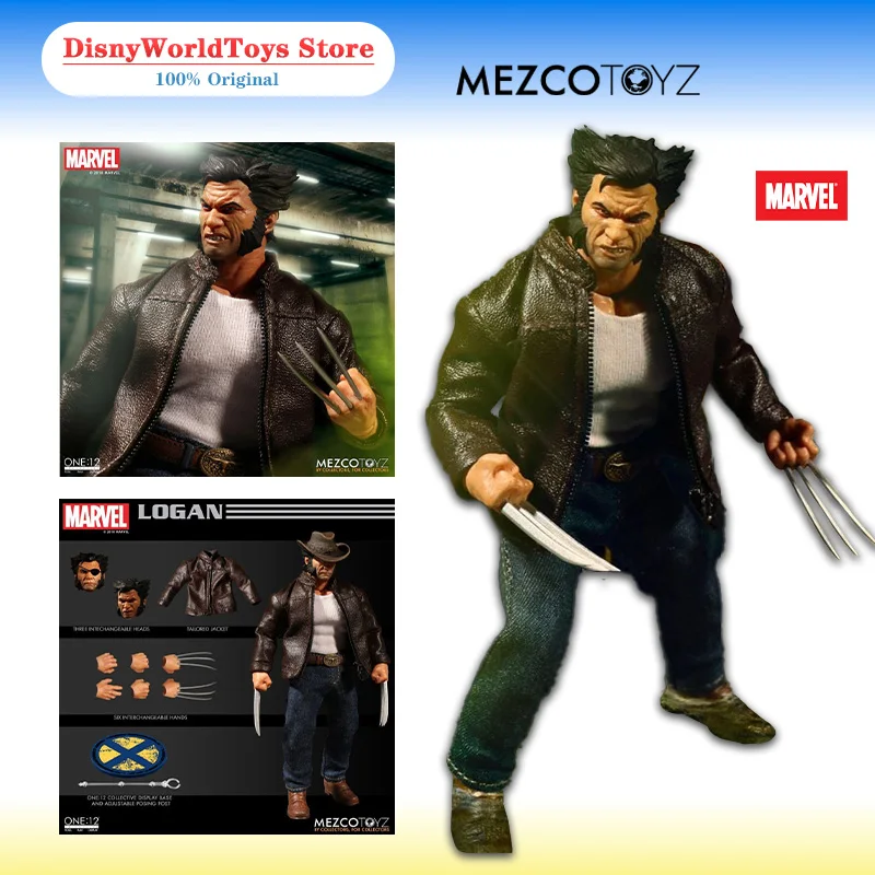 

100% Original Mezco Toyz The One:12 Collective Logan In Stock Anime Action Collection Figures Model Toys