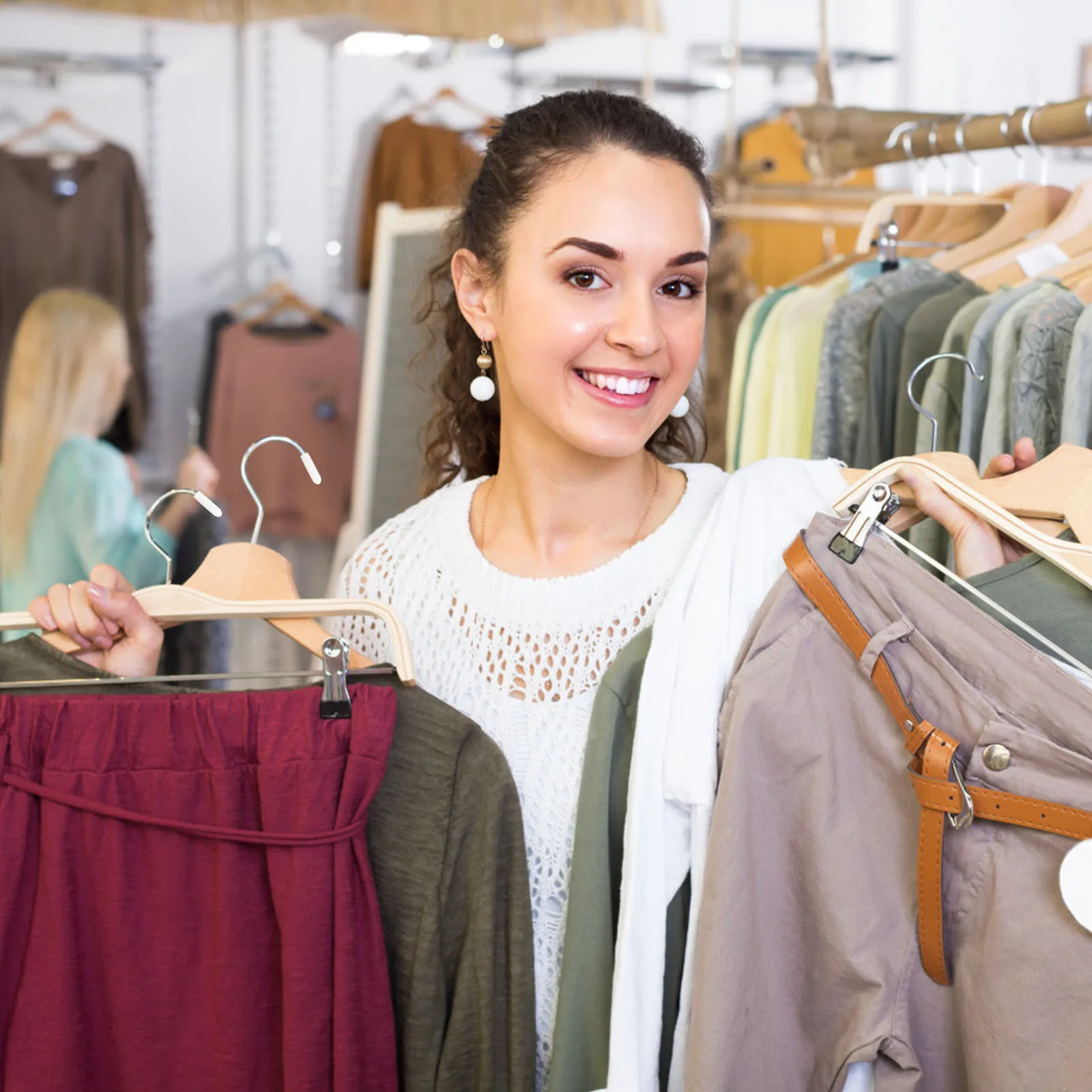 

300pcs Clothes Hanger End Caps Plastic Protective Covers For Hanger Tips No Adhesive Needed Hanging Hook Cover End Cap For Home