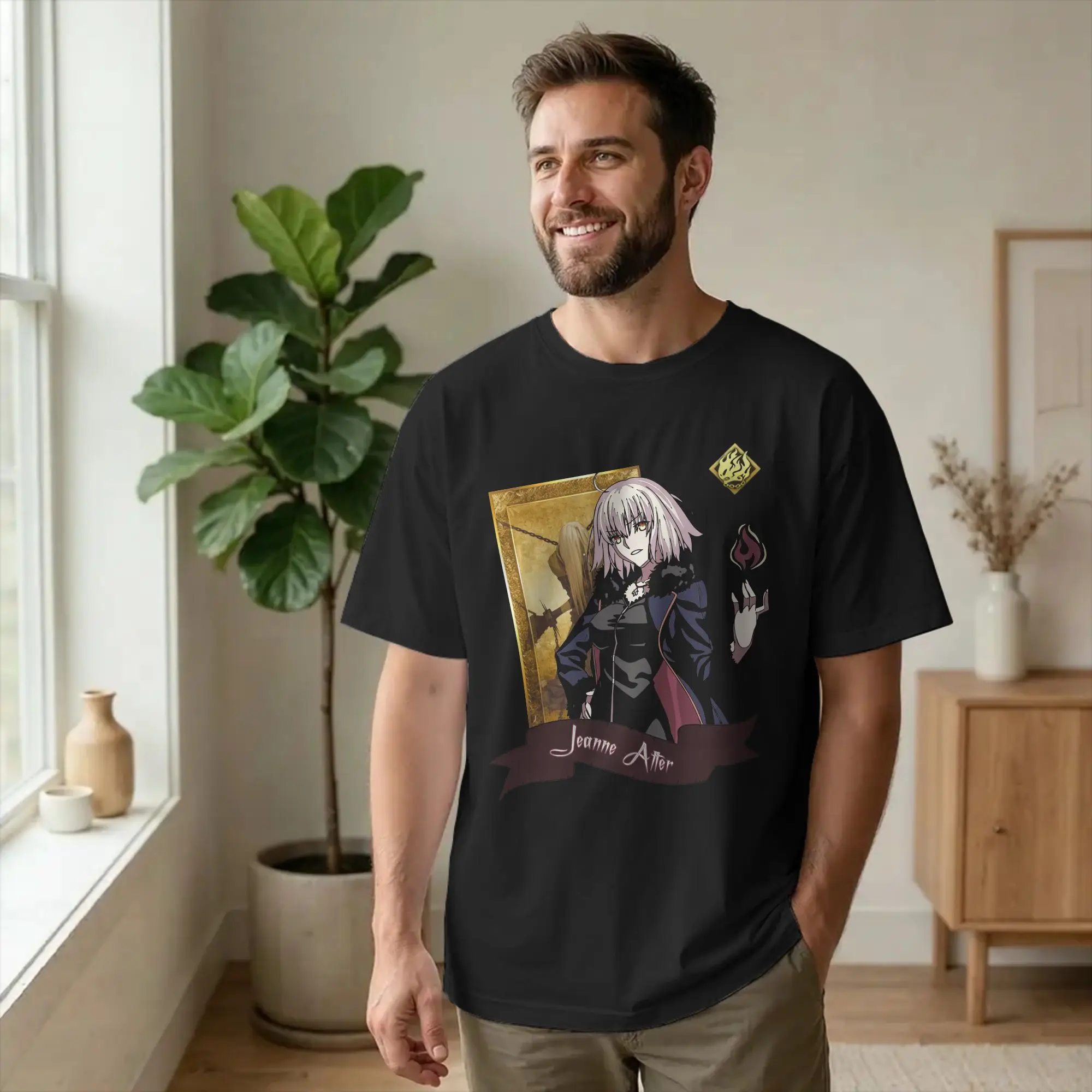 Jeanne Alter Avenger T Shirt Fate Stay Night Fgo Anime 100% Cotton Clothes Funny Short Sleeve O Neck Tee Shirt Summer T-Shirts