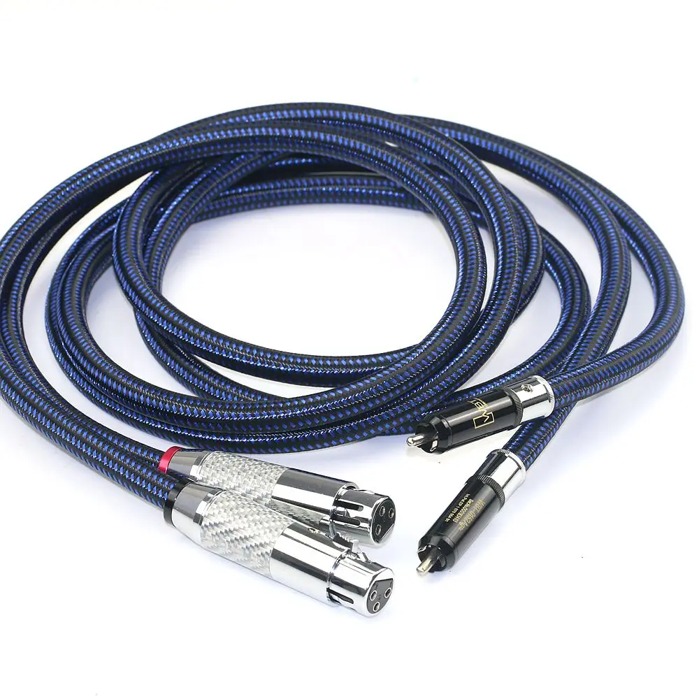 Original Japanese FURUTECH DAS-4.1 OCC new flagship XLR female to RCA balanced cable RCA to XLR male signal cable