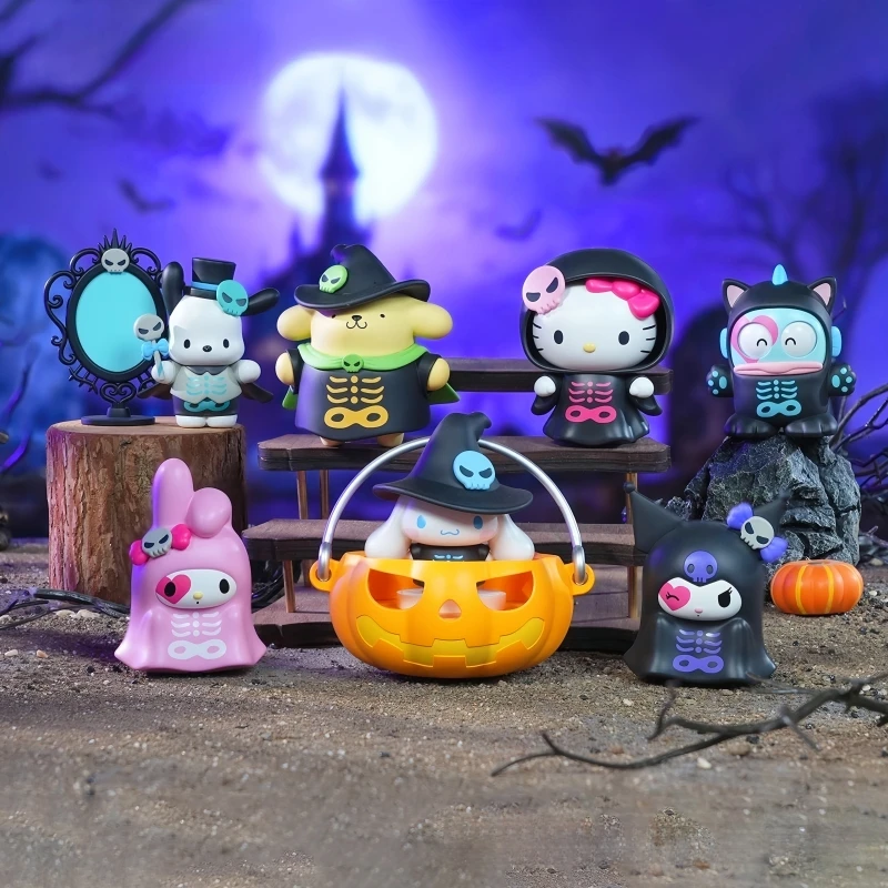 

New Hot Selling Genuine Products Wansheng Mischief Night Series Kromi Figurines Blind Boxes Desktop Ornaments Birthday Gifts