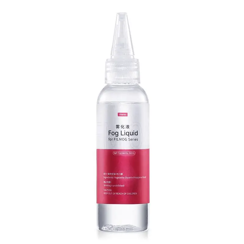 Draagbare Rookmachine Vernevelaar Vloeistof Filmopnamen Korte Video Live Stage Bar R002 Ulanzi 60ML Vloeistof voor FM01
