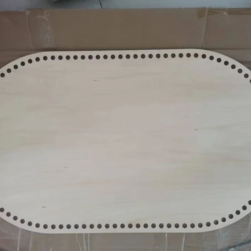 

In stock 2pcs Large Wooden floor for baby cradle Moses Basket wood bottom Oval Base DIY baby Basket Newborn Crochet Knitted