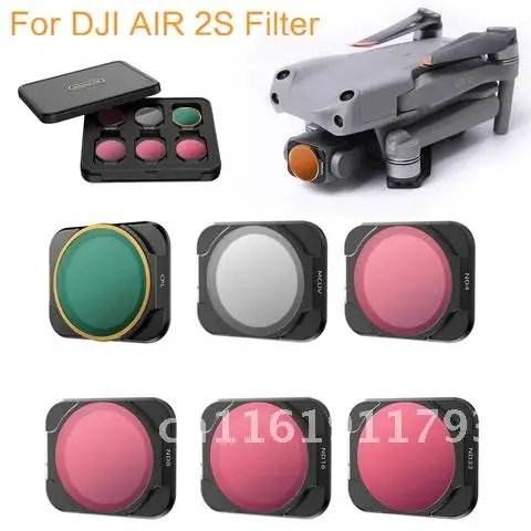 For DJI Air 2S Filter UV CPL Camera Professional ND8 ND16 ND32 ND4 Lens Filter for MAVIC Air 2s Accessories