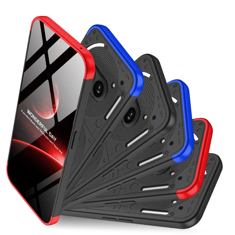 لا شيء الهاتف 3A برو A059P حالة للصدمات 3 في 1 الصلب الغطاء الخلفي ماتي جراب هاتف ل لا شيء الهاتف 3A برو 5G A059P 2025 #2