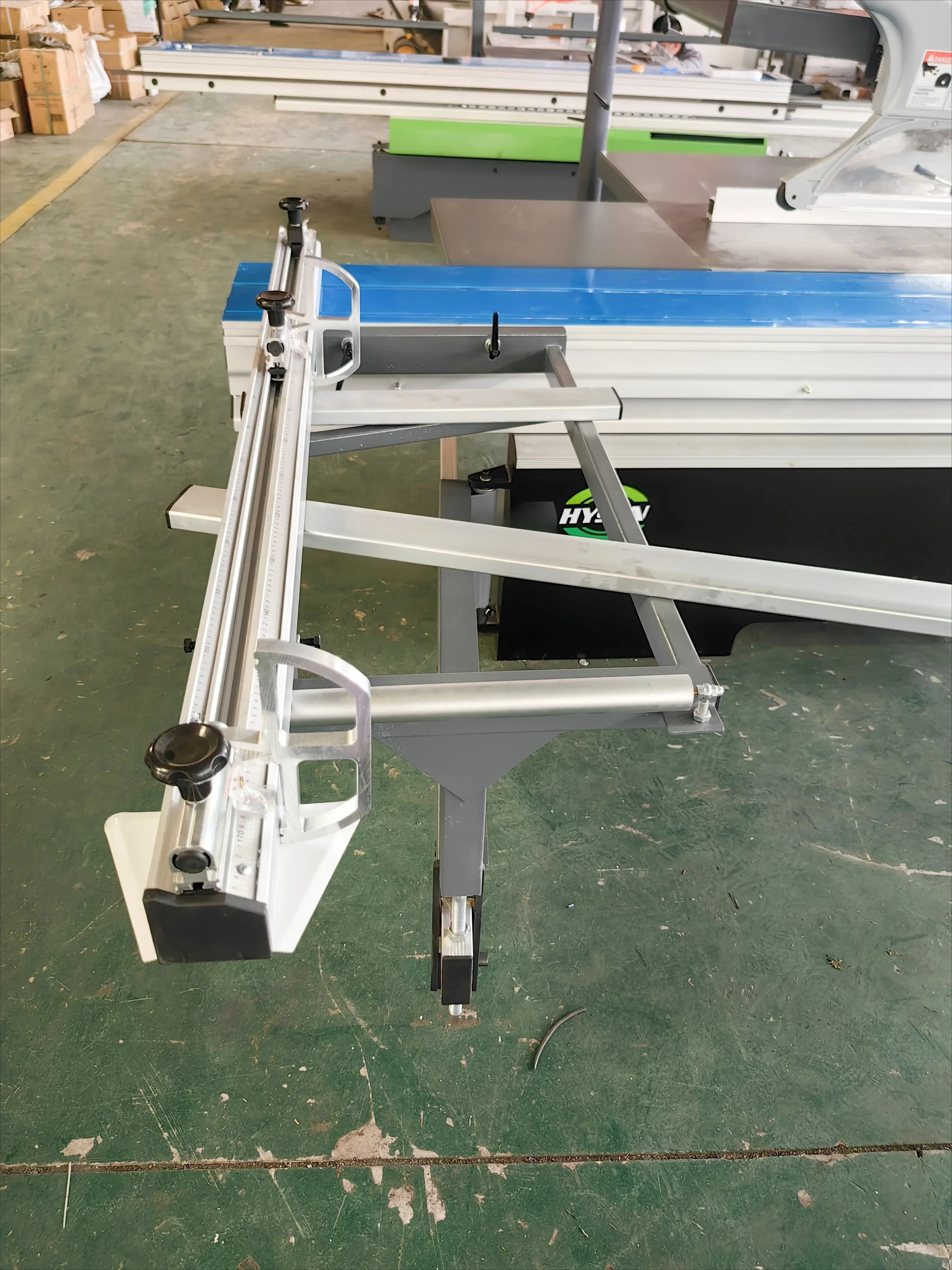 Large Ruler Fence Sliding Table Saw Spare Parts Woodworking Machinery for Garment Shops Building Material Shops Home Use