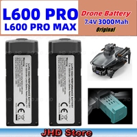 JHD L600 PRO Battery LYZRC Original L600 PRO MAX Battery 7.4V 3000mAh 30min Battery Fly for L600 PRO MAX Drone Battery Wholesale