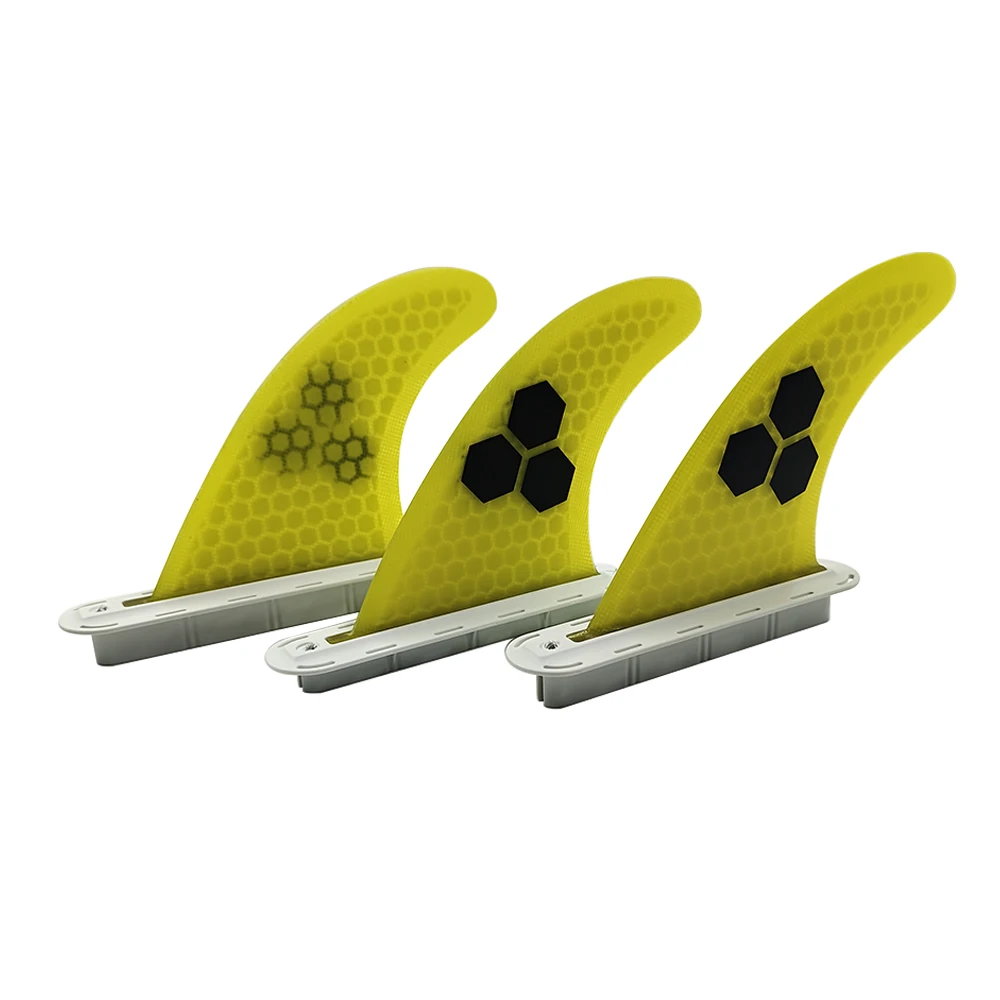 S/M/L Tri Fins UPSURF FUTURE Fins Honeycomb Fiber Surfboard Fins Single Tabs Thruster Surfing Board Stabilizer Surf Fins quilhas